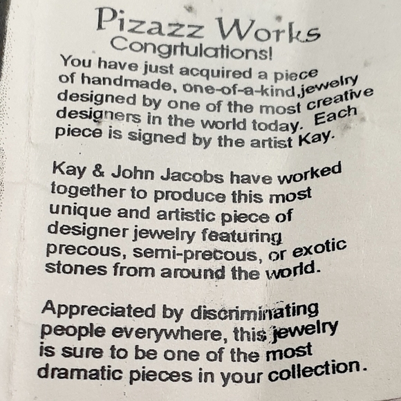 Jasper & pearl & bead earrings, vintage - Picture 7 of 8